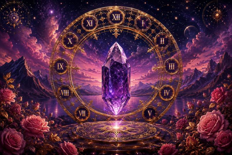 Golden celestial wheel and glowing crystal showing why different arcana calculators give different results