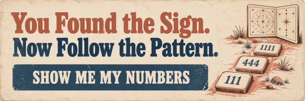 Free personalized video report. You Found the Sign. Now Follow the Pattern.