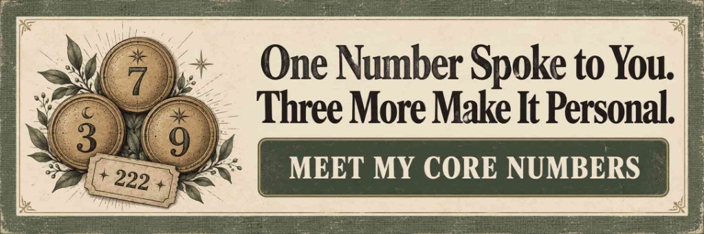 Free personalized video report. One Number Spoke to You. Three More Make It Personal.