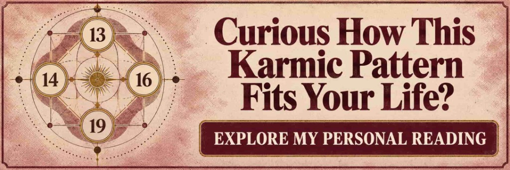 Free personalized video report. Curious How This Karmic Pattern Fits Your Life?