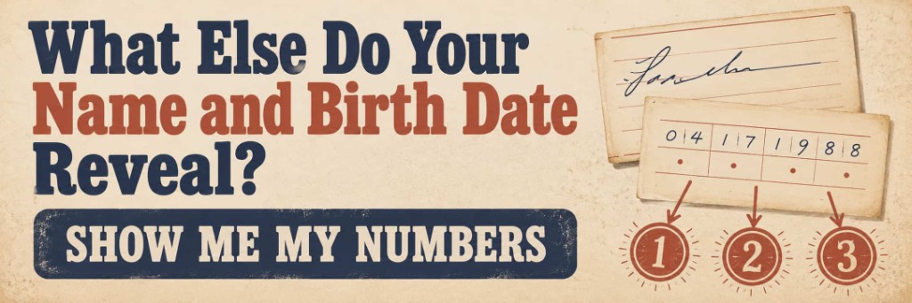Free personalized video report. What Else Do Your Name and Birth Date Reveal?