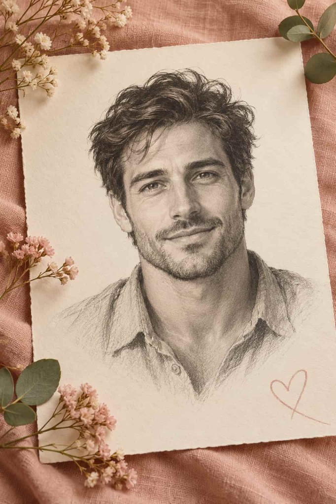 Pencil portrait used as an illustrative example.